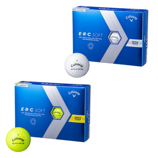 【新品】Callaway ERC Soft ゴルフボール 12個入り ×3 Callaway キャロウェイ ゴルフボール ERC SOFT TRIPLE TRACK 1