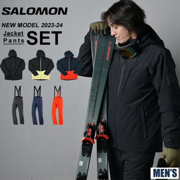 ひ*ぐ様 【美品】Salomon スノーボードウェア上下セット SALOMON（サロモン） スノーボードウェア 上下セット メンズ ハイ