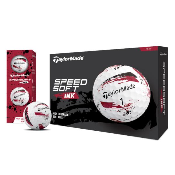 TaylorMade SpeedSoft Ink ゴルフボール12個入り3ケース TaylorMade SpeedSoft Blue Ink Golf Balls