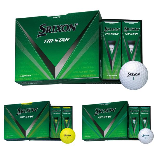 Srixon スリクソン トライスター ゴルフボール 4ダースセット SRIXON スリクソン ゴルフボール 1ダース 12個入 TRI-STAR 2024