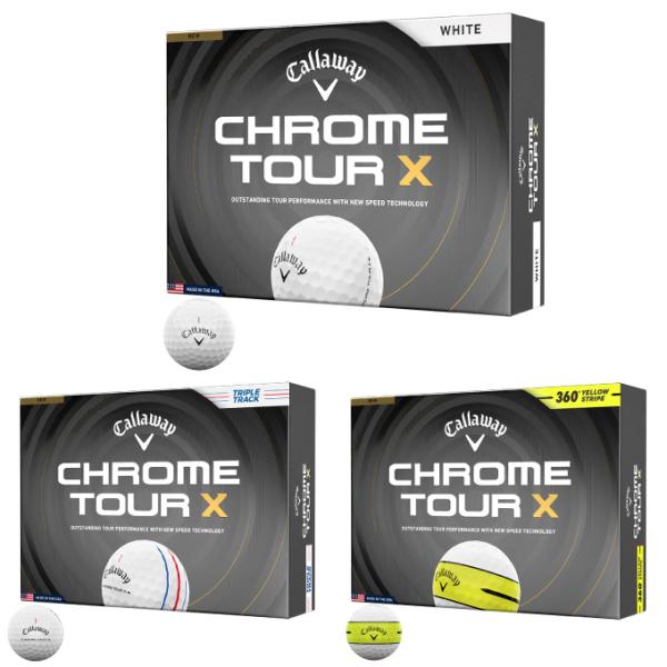 Callaway（キャロウェイ） ゴルフボール 1ダース 12個入 クロムツアー