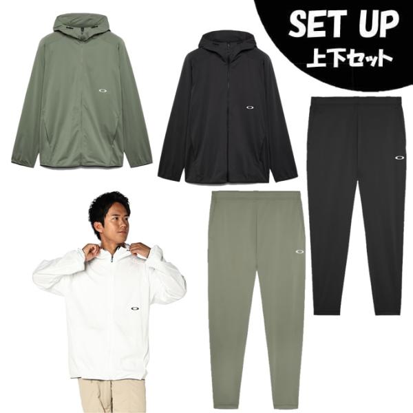 オークリー(OAKLEY) ウインドブレーカー 上下セット メンズ O-Tech Cold Uv Cut Jacket 1.0+Pants 1.0 FOA409473+FOA409515 【国内正規品】