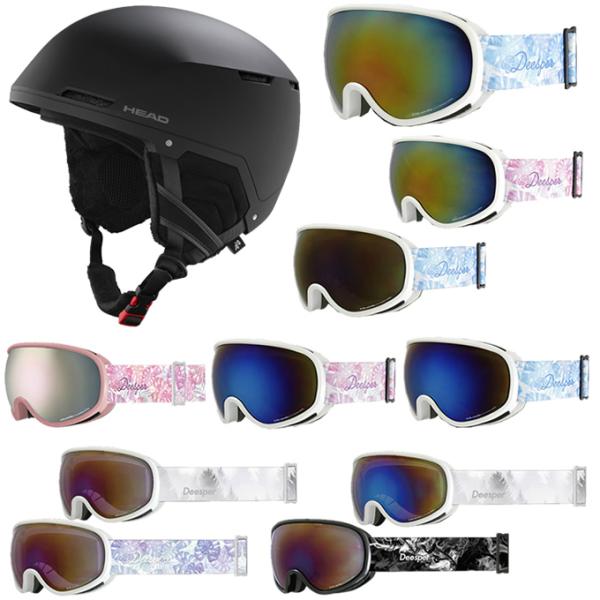 【ヘルメット】■カラー：BK( Black )■サイズ：M／L：56-59cm、XL／XXL：60-63cm【ゴーグル】■カラー：PK/PKP/SVM、WH/PKP/PIM、WH/BLP/BM、WH/PKP/BM、WH/BLP/PIM、WH...