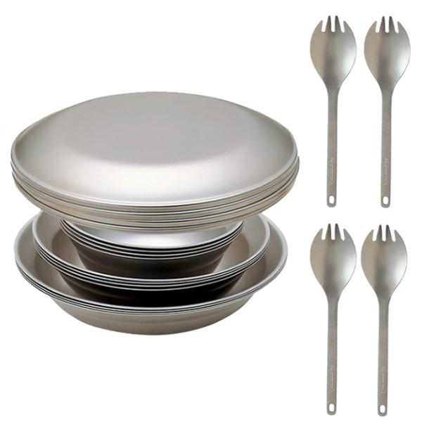 スノーピーク アウトドアセット テーブルウェア＆カトラリーセット TW-021FJAN+SCT-004  peak himaraya_3104001631set