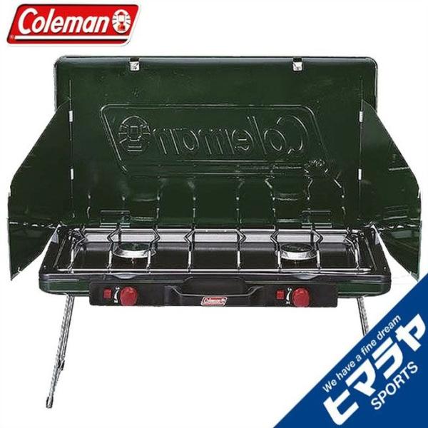 Coleman パワーハウスLP ツーバーナーストーブII パワーハウスLP ツーバーナーストーブ Ⅱ(レッド) | アウトドア