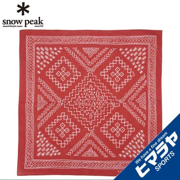 Snow Peak - 【US限定】スノーピーク ペナント&amp;バンダナ snow peak スカーフ バンダナ Snow Peak / Printed Breathable