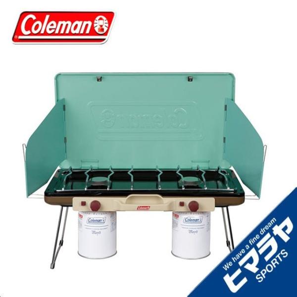キャンプ用品　Coleman パワーハウス LP ツーバーナーストーブ 2 インディゴ himarayaod_0000000695994