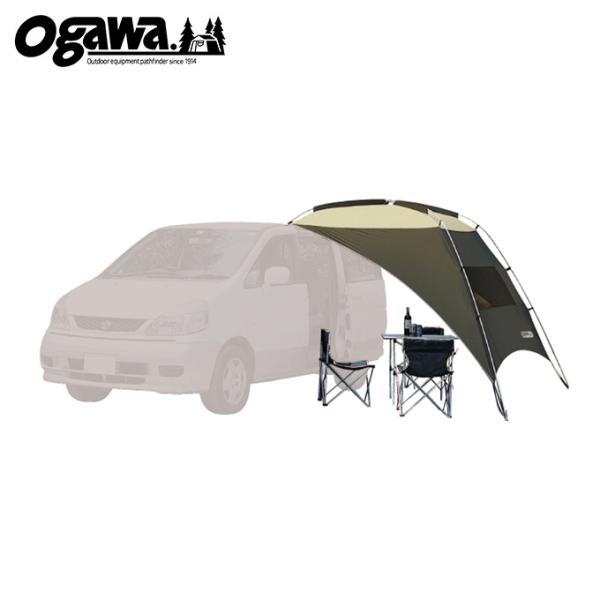 美品 OGAWA オガワ カーサイドタープ AL 2332 テント タープ　車 オガワテント OGAWA タープ Tarp カーサイドタープ AL 2332 od