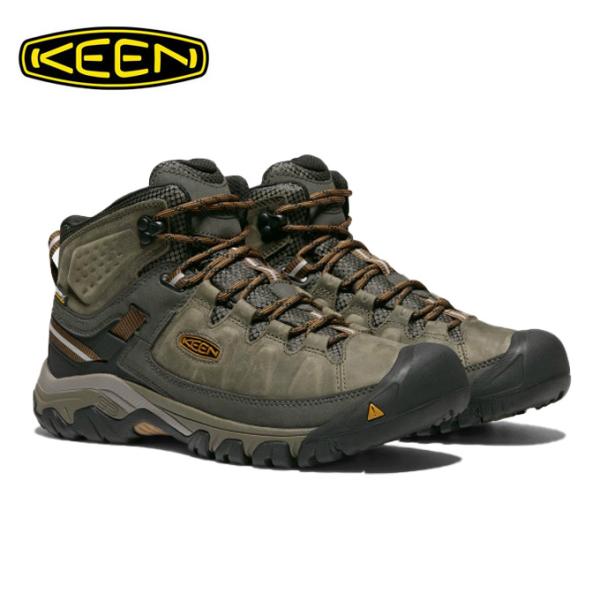 KEEN - キーン トレッキングシューズ ウォーキングシューズ ロー ターギー3 KEEN（キーン） トレッキングシューズ 防水 ミッドカット メンズ