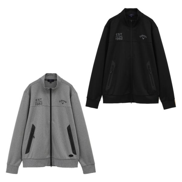 新品タグ付き　キャロウェイ　ダンボールスウェットブルゾン　赤　Ｌ　ゴルフ himarayaod_0000001207069