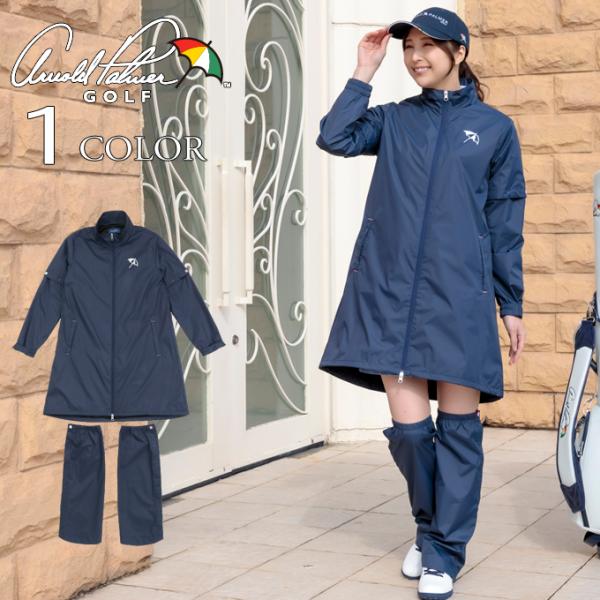 アーノルドパーマー arnold palmer ゴルフ レインウェア ワンピース レディース レインワンピース AP220507D01 od Arnold Palmer（アーノルドパーマー） ゴルフ レインウェア ワンピース