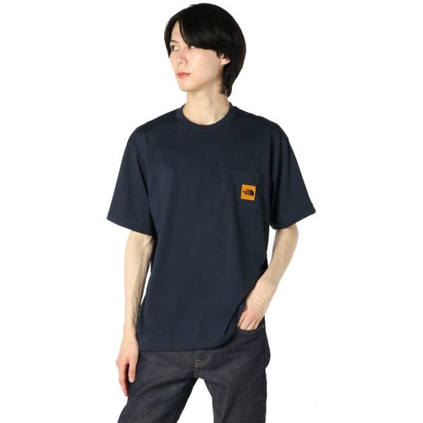 ザ・ノース・フェイス(THE NORTH FACE) Tシャツ 半袖 メンズ ショートスリーブスクエアロゴポケットティー NT82541-UN 【国内正規品】 od