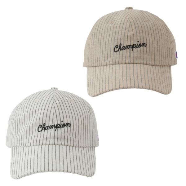 ストライプキャップ Champion（チャンピオン） 帽子 キャップ メンズ レディース