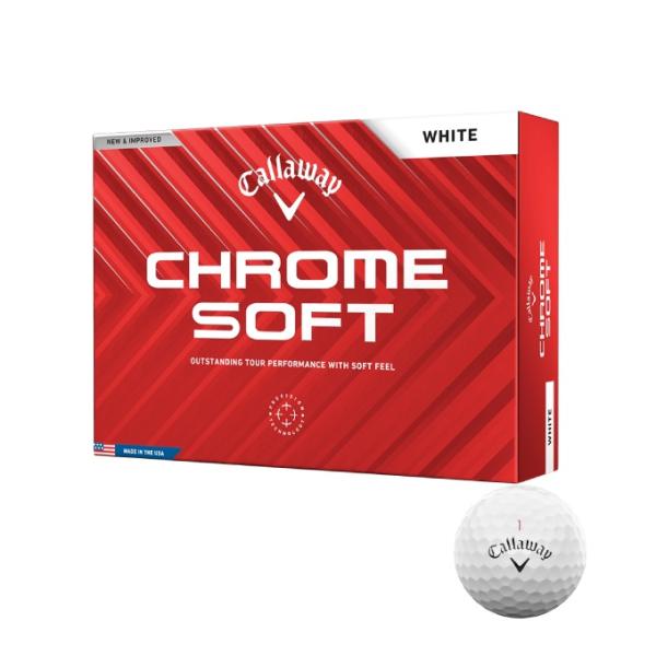 Callaway（キャロウェイ） クロームソフト ゴルフボール 1ダース 12個