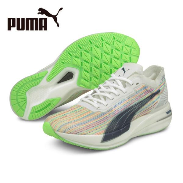 【美品】ディヴィエイト ニトロ エリート スペクトラ 195419 01 プーマ PUMA プーマ ランニングシューズ メンズ ディヴィエイト ニトロ