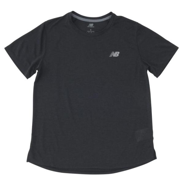 【メール便送料無料】ニューバランス ランニングウェア Tシャツ 半袖 レディース Athletics ショートスリーブTシャツ WT41253 BKH new balance
