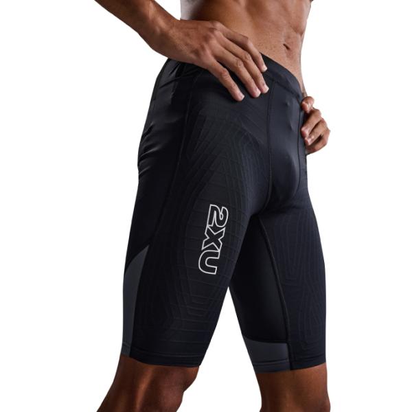 2XU ツータイムズユー MCS メンズ S ハーフタイツ MA7050B 2XU（ツータイムズユー） ショートタイツ メンズ MCS ラン