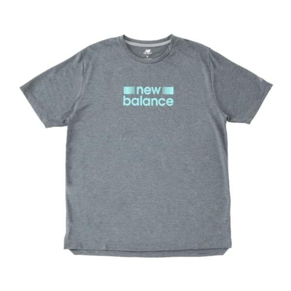 【メール便送料無料】ニューバランス ランニングウェア Tシャツ 半袖 メンズ Athletics グラフィック ショートスリーブTシャツ MT43256 GT new balance