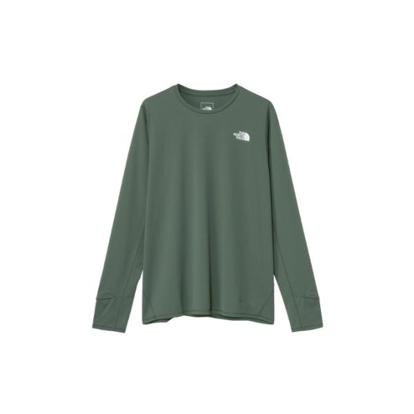 ザ・ノース・フェイス ランニングウェア Tシャツ 長袖 レディース ロングスリーブブリーズレンジランクルー NTW12578 DG ノースフェイス THE NORTH FACE run