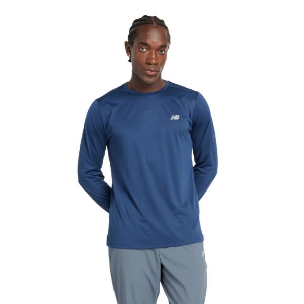ニューバランス(new balance) ランニングウェア Tシャツ 長袖 メンズ Sport Essentials ロングスリーブTシャツ MT41225 NNY run