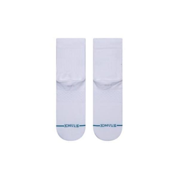 �y���[���֑��������z�X�^���X �\�b�N�X STANCE SOCKS �o�X�P�b�g�{�[�� �\�b�N�X �����Y LOGOMAN ST QTR A356A20LOG#WHT ���i�摜2