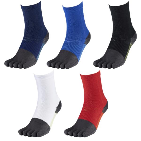 ミズノ サッカーストッキング メンズ レディース ゼログライドネオショートソックス 5本指 P2MXC010 MIZUNO sc