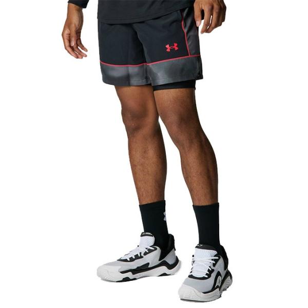 【メール便送料無料】アンダーアーマー(UNDER ARMOUR) バスケットボール ハーフパンツ メンズ UAゾーン ウーブンショーツ 6007866-001 sc