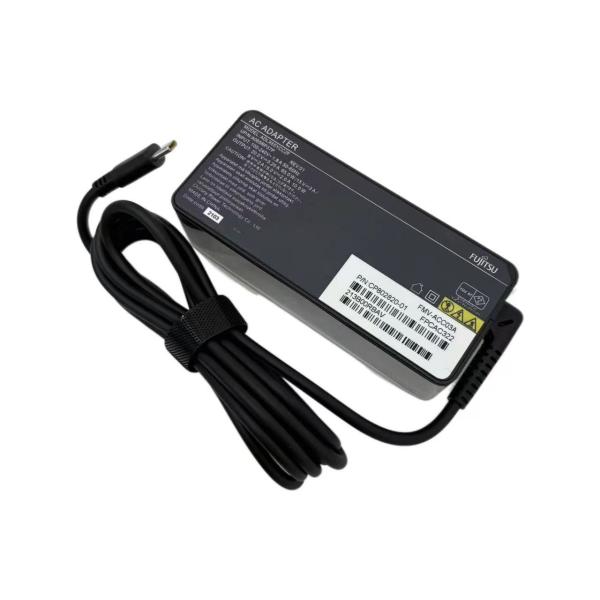 【送料無料】新品 富士通 ACアダプタ 65W Type-C（USB-C）FMV-ACC03C FMV-ACC03A FMV-ACC02A FMV-ACC05A互換 電源ケーブル付属