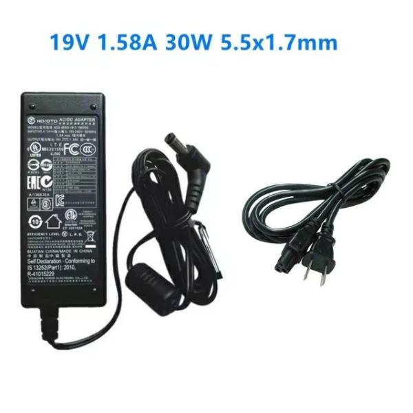 新品 エイサー ACER ADS-40SI-19-3 19030E 19V 1.58A 30W 電源アダプター 充電器 DCコネクタ口径：外径5.5mm内径1.7mm ADS-40SG-19-3 19030G代替