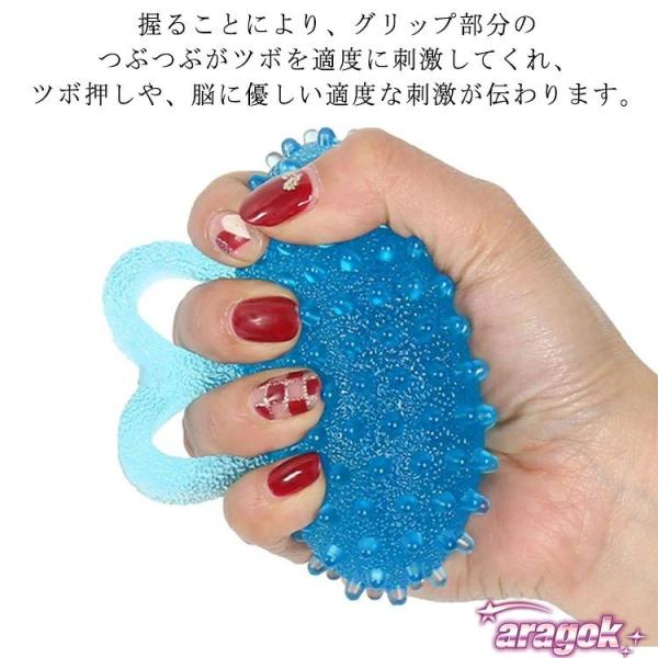 リハビリ ボール 手 指 握力強化 道具 トレーニング グッズ  脳卒中 脳梗塞 介護 改良型 ブルー 日常で使いやすい おすすめ 人気 注目アイテム 便利グッズ