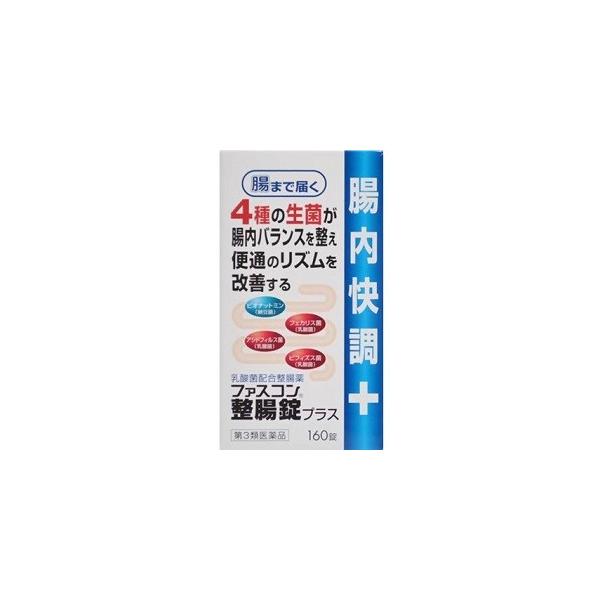 ファスコン整腸剤プラスには有益な腸内細菌である乳酸菌「コンクビオゼニン(フェカリス菌)・ラクトミン(アシドフィルス菌)・ビフィズス菌」と有益な腸内細菌の増殖を促す納豆菌「ビオナットミン」の4種の生菌に加え消化酵素「ビオヂスターゼ2000」を...
