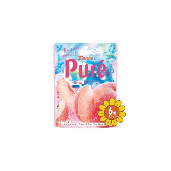 じゅわっとジューシーなもも×爽やかなソーダのきゅんとする味わい。