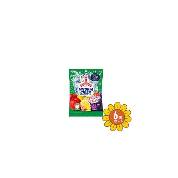 他サイト： 「セット販売」「アサヒグループ食品」 アサヒ 三ツ矢サイダーキャンディ 112g×6袋 「フード・飲料」の商品画像