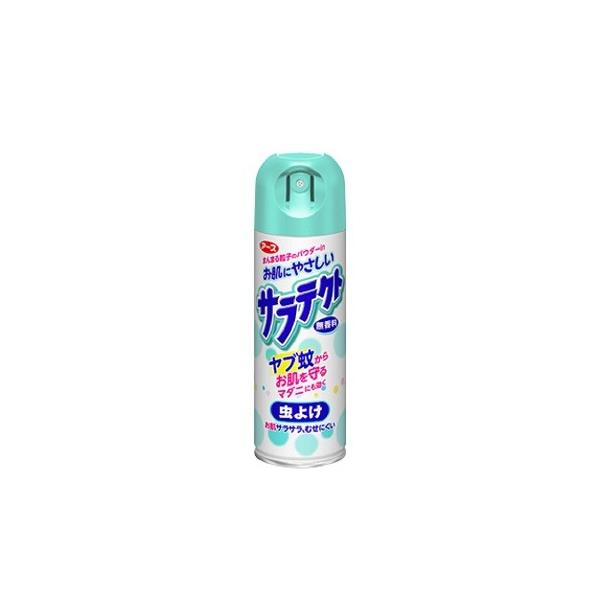 パウダーinタイプの虫よけスプレー。医薬部外品。無香料。パウダー粒子が虫よけ成分(ディート)を包み込んでいるため、汗で流れることもなく、いつまでもサラサラ感が持続します。また、虫よけ効果は約10時間と長く、蚊・ブヨ・アブ・ノミ・イエダニ・サ...