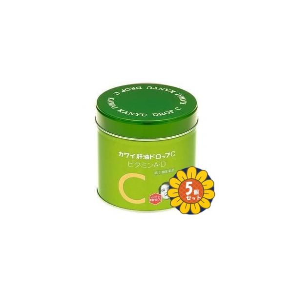 「セット販売」「河合薬業」カワイ肝油ドロップＣ　150粒　5個セット【指定第2類医薬品】