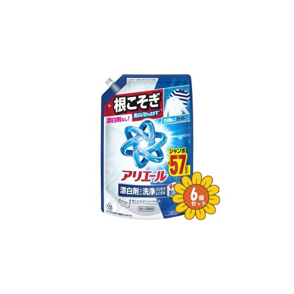 P&Gジャパン アリエールジェル つめかえ ウルトラジャンボサイズ 1400g ×6袋