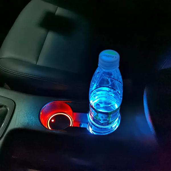 LEDカーインテリアライトカップ,メルセデスベンツ用照明マット,クラスa,b,c,s,g,ml,cl,clk,gl,glk,sl,slk sls