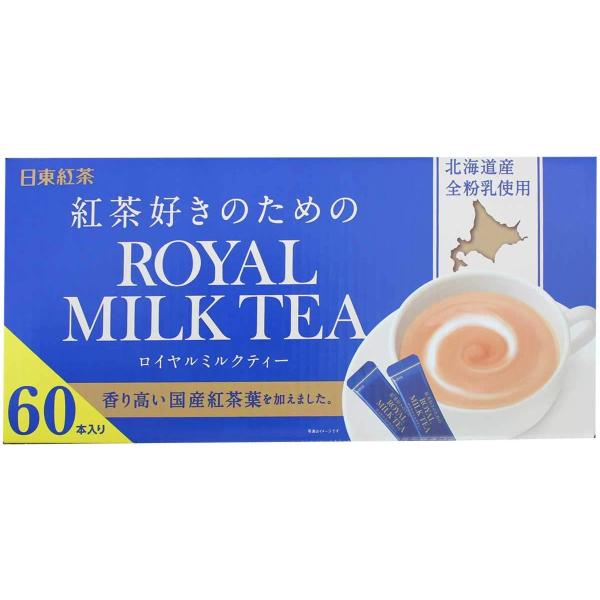 日東紅茶 紅茶好きのためのロイヤルミルクティー 60本×５箱セット 日東紅茶 紅茶好きのためのロイヤルミルクティー 14g×60本 : ヒマワリ