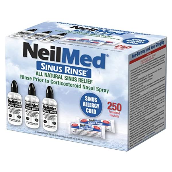 ◆ 洗浄ボトル+生理食塩水の素250包どんな鼻の形状にもフィットするキャップ（特許取得済み）から240mlのたっぷりの洗浄液が噴射され、鼻腔・副鼻腔までやさしく丸洗いします。毎日の鼻洗浄を習慣にして頂くことで、健康を保つことが出来ます。