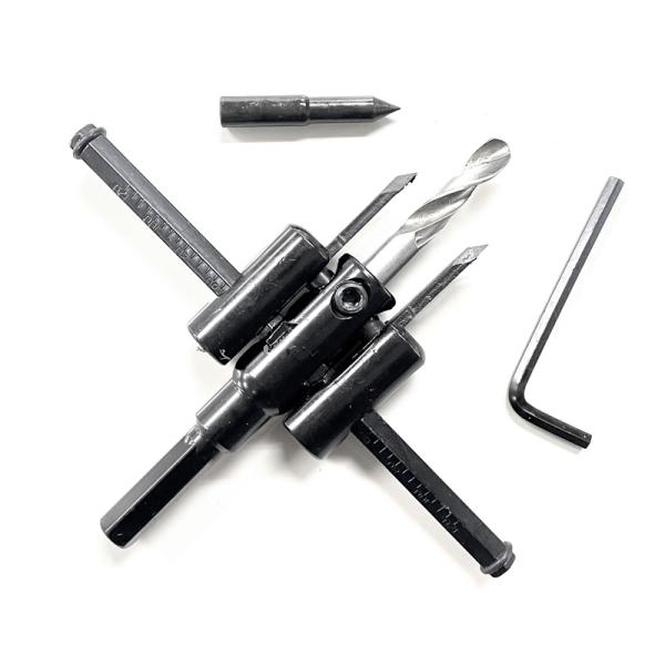 サークルカッター 30mm-120mm 木工用 工具 DIY 円切りカッター 工作 道具 穴開け