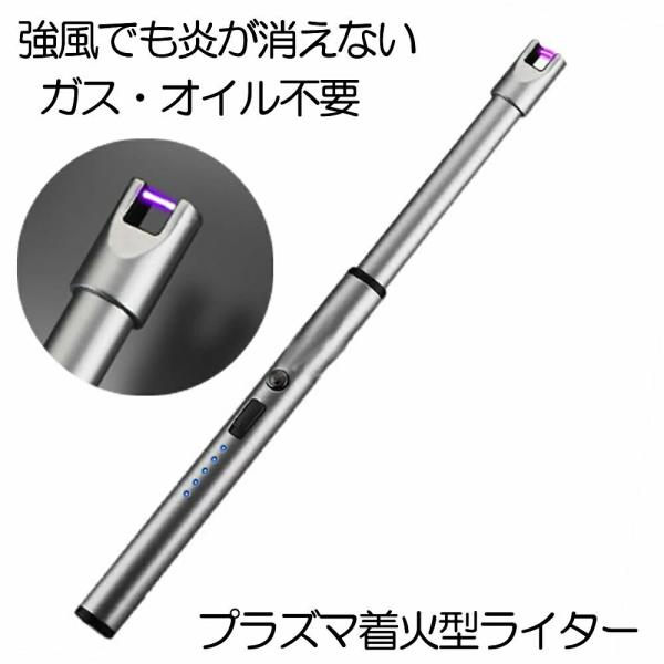 プラズマライター アークライター 電子ライター USB 充電式 アーク プラズマ ライター 電子 小型 オイル ガス 不要 防風 軽量 キャンプ アウトドア