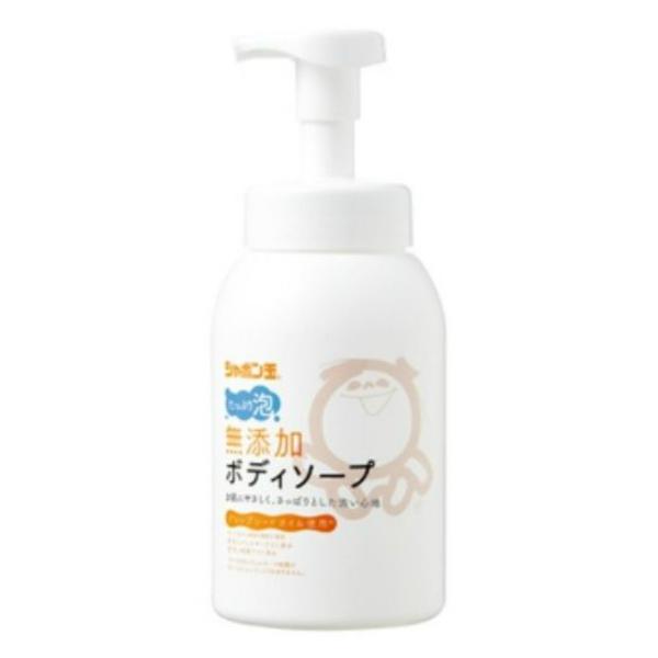 他サイト： シャボン玉 無添加 ボディソープ たっぷり泡 本体 570ml(ボディーソープ 石鹸)の商品画像
