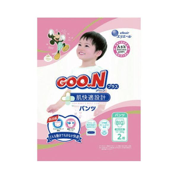 GOO.N 大王製紙 エリエール グーンプラス 肌快適設計 BIGサイズ 2枚入