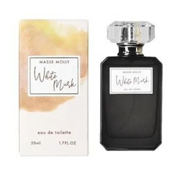 コスメステーション MASSEMOLLY マッセモリー オードトワレ ホワイトムスク 50ml性別にとらわれず、お使いいただける爽やかな匂いの香水 4582400839498 化粧品・化粧小物:基礎化粧品:その他広告文責：アットライフ株式会...
