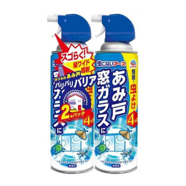 他サイト： アース製薬 虫こないアース あみ戸・窓ガラスに 2本パックの商品画像