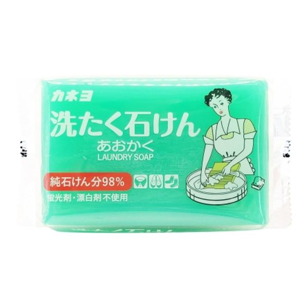 カネヨ石鹸 洗たく石けん あおかく 150g