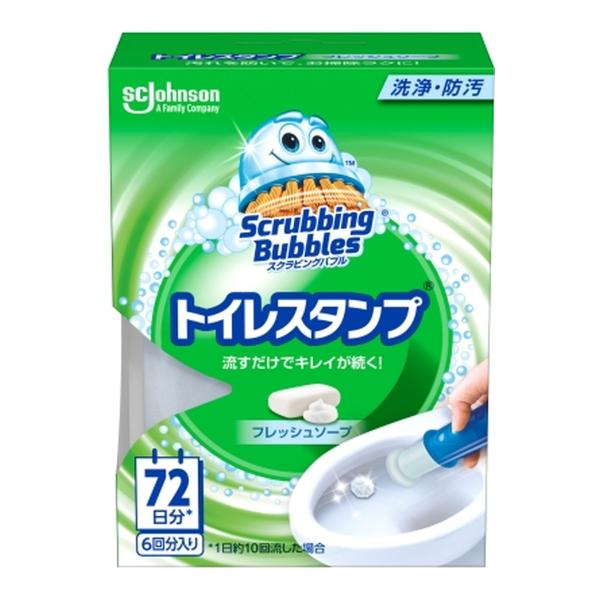他サイト： ジョンソン スクラビングバブル トイレスタンプ  フレッシュソープ 本体 38g トイレ洗浄防汚の商品画像