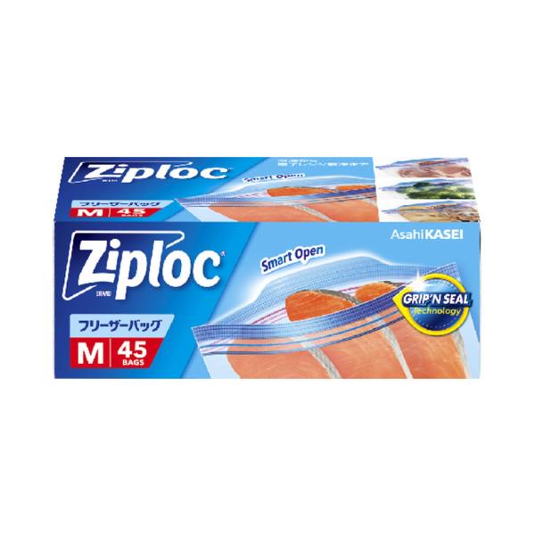 他サイト： 旭化成 ジップロック フリーザーバッグ M 45枚の商品画像