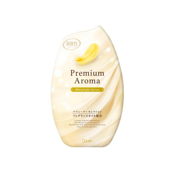 他サイト： エステー お部屋の消臭力 プレミアムアロマ Premium Aroma ムーンライトシャボン 400mlの商品画像