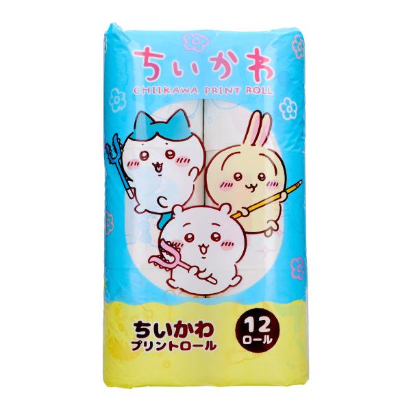 西日本衛材 ちいかわ プリントロール 12ロール ダブル トイレットペーパー4902144243731ちいかわの柄をプリントしたトイレットペーパーです。●Ｔｗｉｔｔｅｒ発の人気キャラクターちいかわとその仲間たちをデザインしたトイレットペーパ...